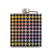 Flasques Motif pied-de-poule arc-en-ciel (Dos)