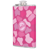 Flasques Motif Pierre Rose- (Gauche)