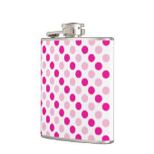 Flasques Motif pois rose (Gauche)