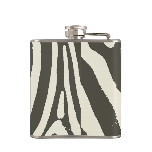 Flasques Motif Poster de animal Zebra Stripe (Dos)