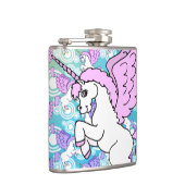 Flasques Motif pourpre et rose de licorne (Droite)