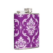 Flasques Motif pourpre Girly de damassé (Droite)