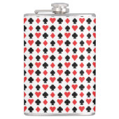 Flasques Motif quatre formes de carte (Devant)