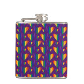 Flasques Motif Rainbow Hearts (Devant)