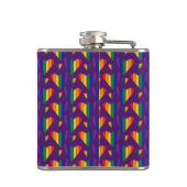 Flasques Motif Rainbow Hearts (Dos)