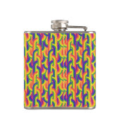 Flasques Motif Rainbow moderne (Dos)