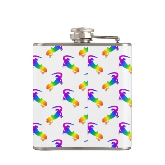 Flasques Motif Rainbow Salamander (Dos)