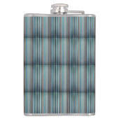 Flasques motif rayé bleu gris (Dos)