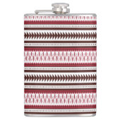 Flasques motif rayé rouge et blanc (Devant)