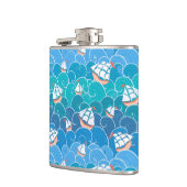 Flasques Motif rocheux de mer (Gauche)