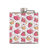 Flasques motif romantique de nourriture (Dos)