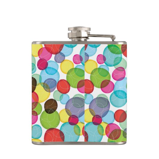 Flasques Motif rond 2 d'enfants de bulles (Dos)