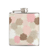 Flasques Motif rose et Brown de maman (Devant)