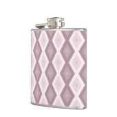 Flasques motif rose quartz rose diamant (Gauche)