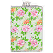 Flasques Motif Roses Roses Fleurs-23670 (Dos)