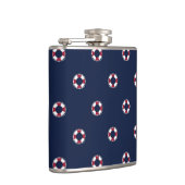 Flasques Motif rouge et blanc de balise (Droite)