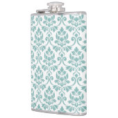 Flasques Motif sarcelle feuille de Damas (Gauche)