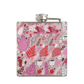 Flasques Motif savoureux avec des oiseaux et des fleurs (Dos)