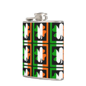 Flasques Motif Shamrock du drapeau irlandais (Gauche)