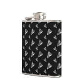 Flasques Motif Sketchy (Gauche)