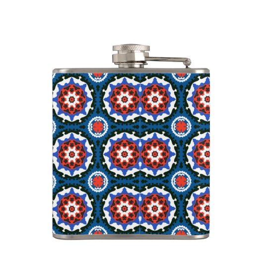 Flasques Motif Suzani aux ornements audacieux (Dos)