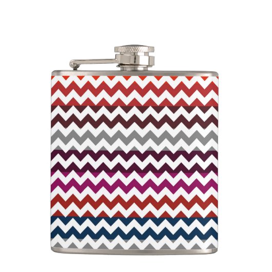 Flasques Motif tendance Chevron Zigzag (Devant)