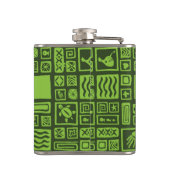 Flasques Motif Tiki (Dos)