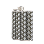 Flasques Motif tissé en métal (Gauche)