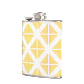 Flasques Motif triangle à la mode jaune (Gauche)