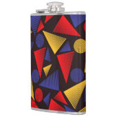 Flasques Motif triangle multicolore (Gauche)