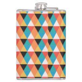 Flasques Motif triangle multicolore (Dos)