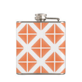 Flasques Motif triangle Orange tendance (Dos)