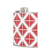 Flasques Motif triangle rouge tendance (Gauche)