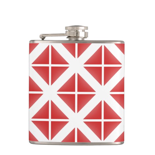 Flasques Motif triangle rouge tendance (Devant)