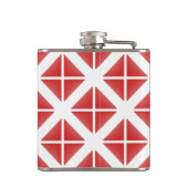 Flasques Motif triangle rouge tendance (Dos)