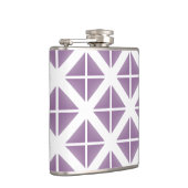 Flasques Motif triangle tendance violet (Droite)