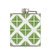 Flasques Motif triangle vert tendance (Dos)