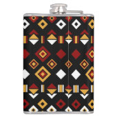 Flasques Motif triangulaire géométrique (Dos)