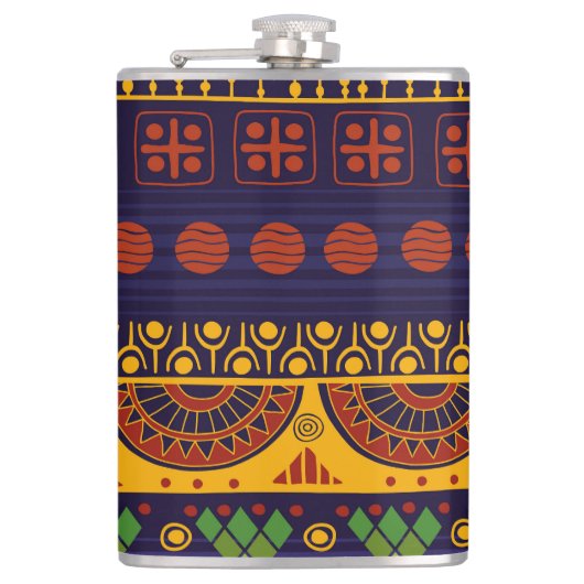 Flasques Motif tribal, polyvalent pour diverses utilisation (Devant)