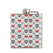 Flasques Motif tricoté avec des crânes (Dos)