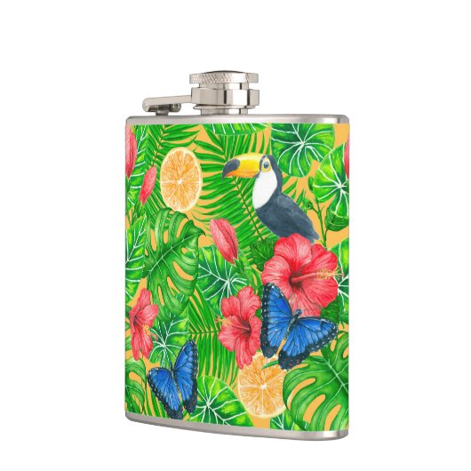 Flasques Motif tropical (Gauche)