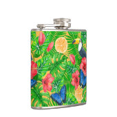 Flasques Motif tropical (Droite)