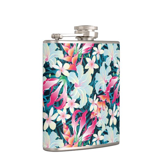 Flasques Motif tropical coloré (Droite)