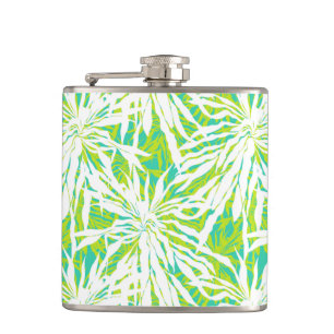 Flasques Motif tropical de palmettes