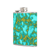 Flasques Motif turquoise (Gauche)