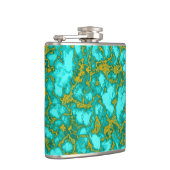 Flasques Motif turquoise (Droite)