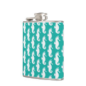 Flasques Motif Turquoise 1 (Gauche)