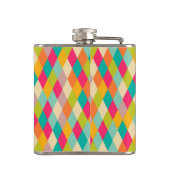 Flasques motif vintage arlequin (Dos)