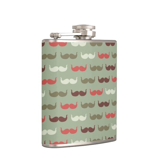 Flasques Motif vintage avec la moustache (Droite)