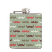 Flasques Motif vintage avec la moustache (Devant)
